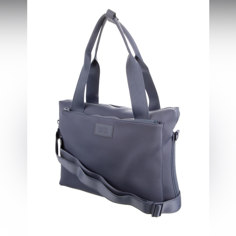 DAGNE DOVER Leather Trimmed Tote Briefcase - Picture 8 of 11